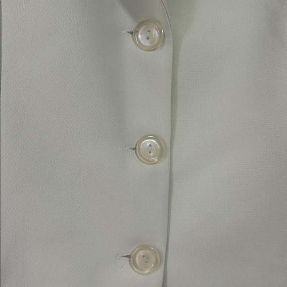 Vintage Y2K short sleeve blazer turquoise teal size medium Amazone - Picture 4 of 8